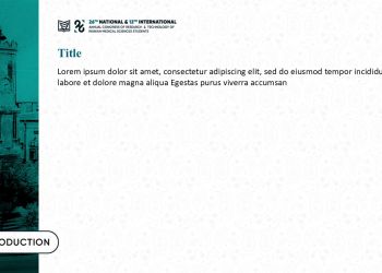 Download Oral Presentation Template